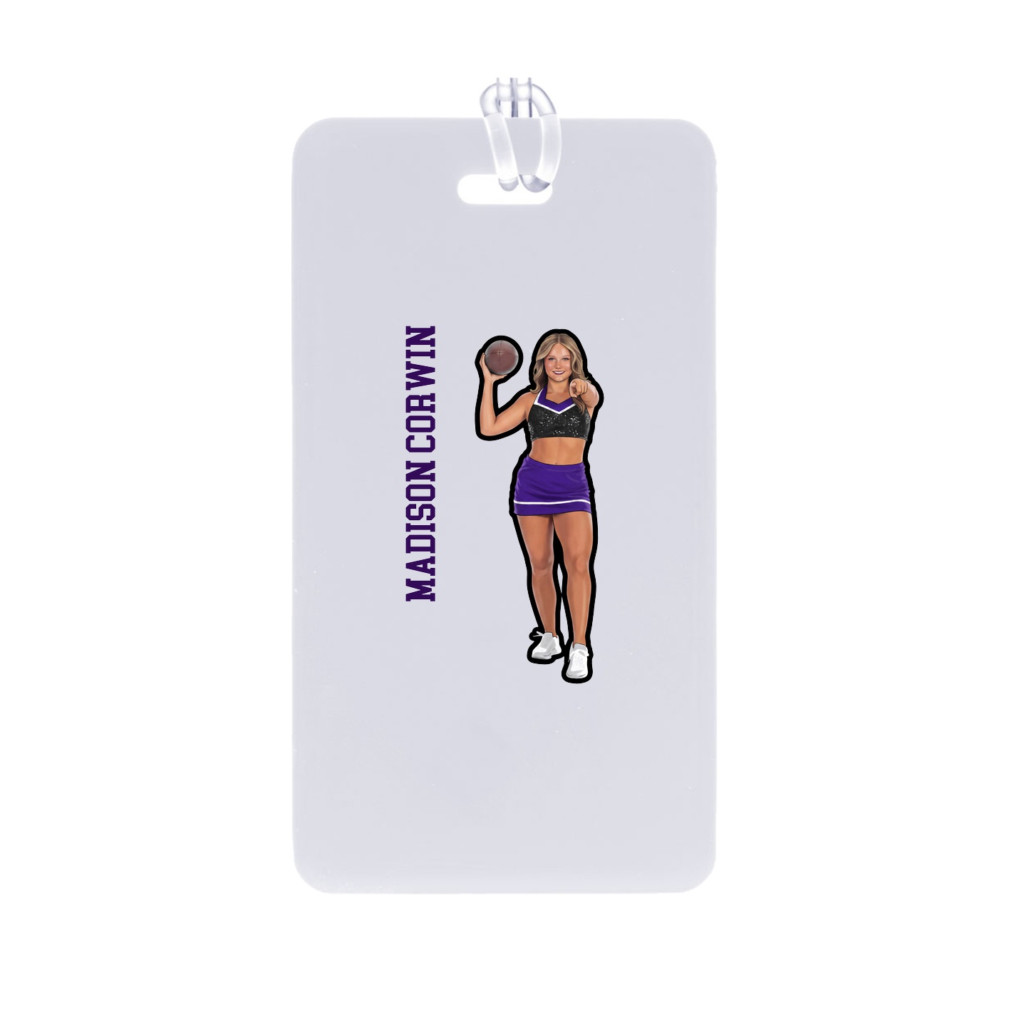 Bag Tag — Name Vertical in Classic