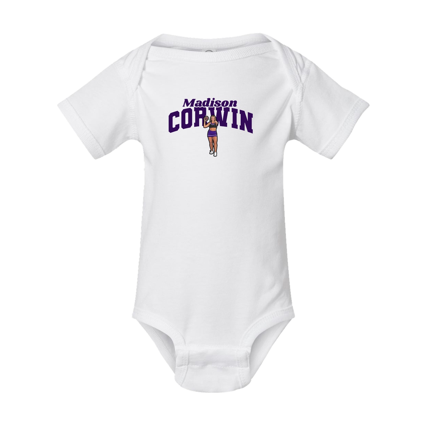 Baby Onesie — Signature Arch in White