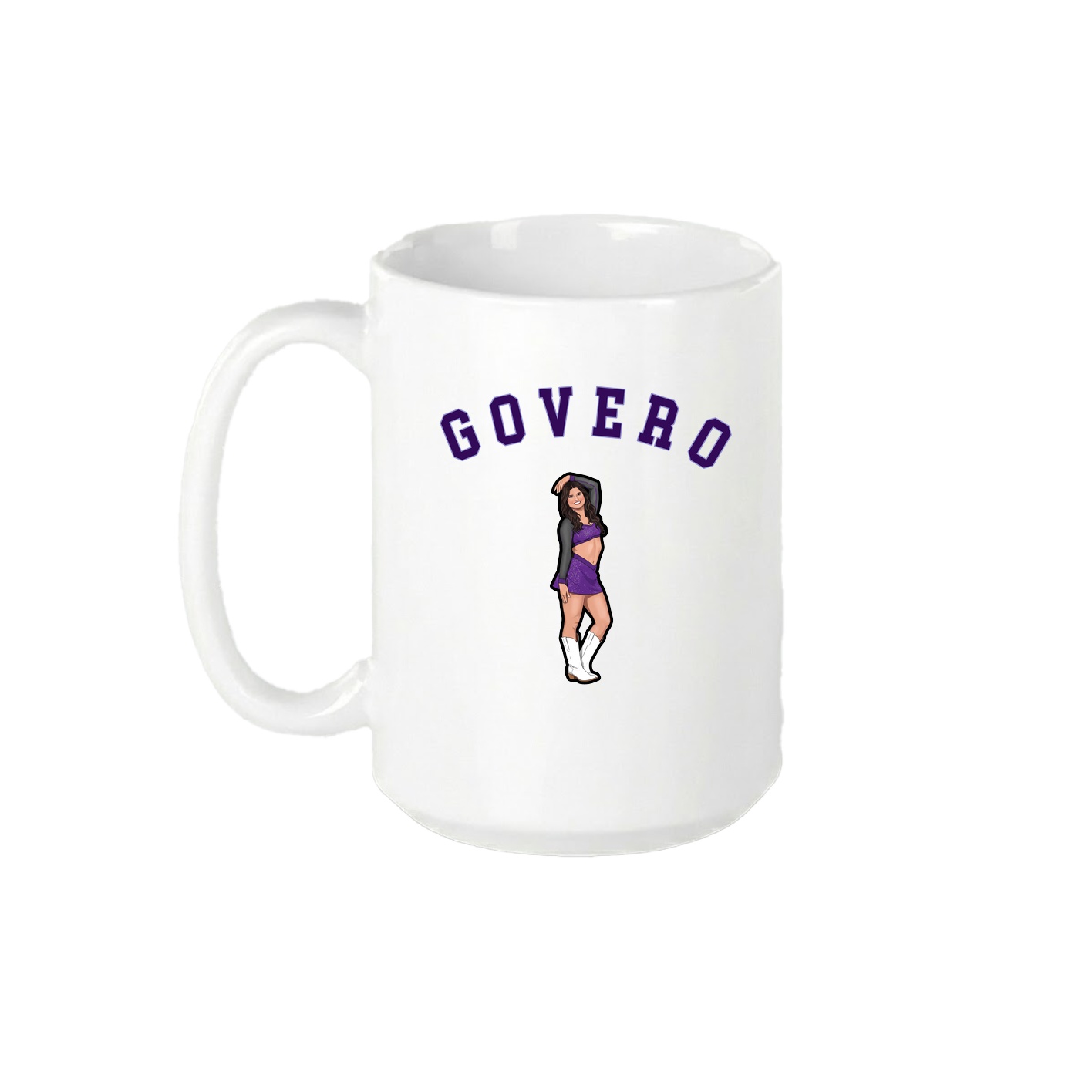 15oz Coffee Mug — Shirsey Arch in White