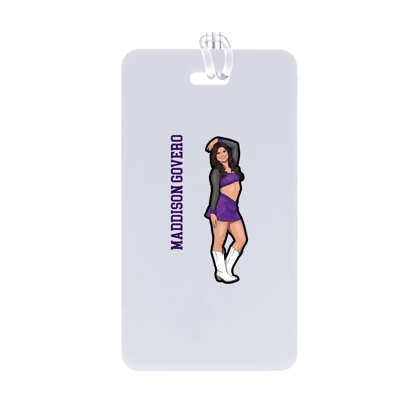 Bag Tag — Name Vertical in Classic