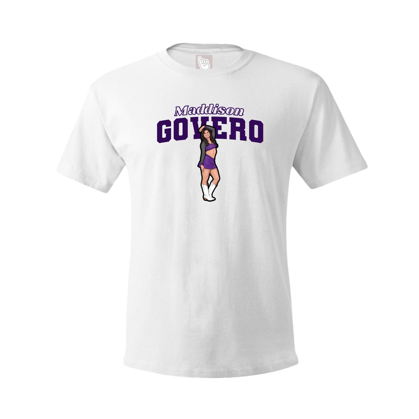 Tee — Name Arch in White
