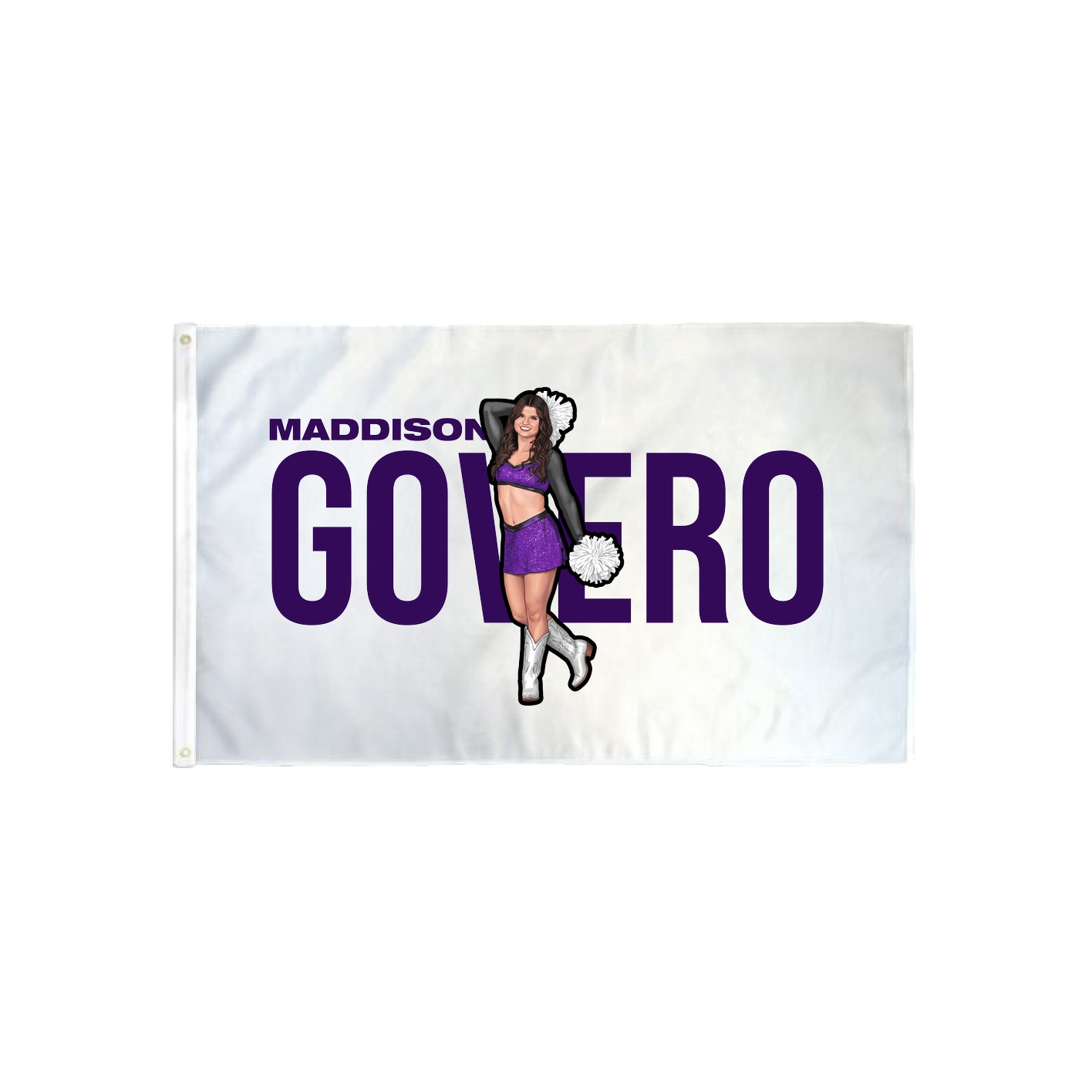 3x5 Flag — Player Name in Classic