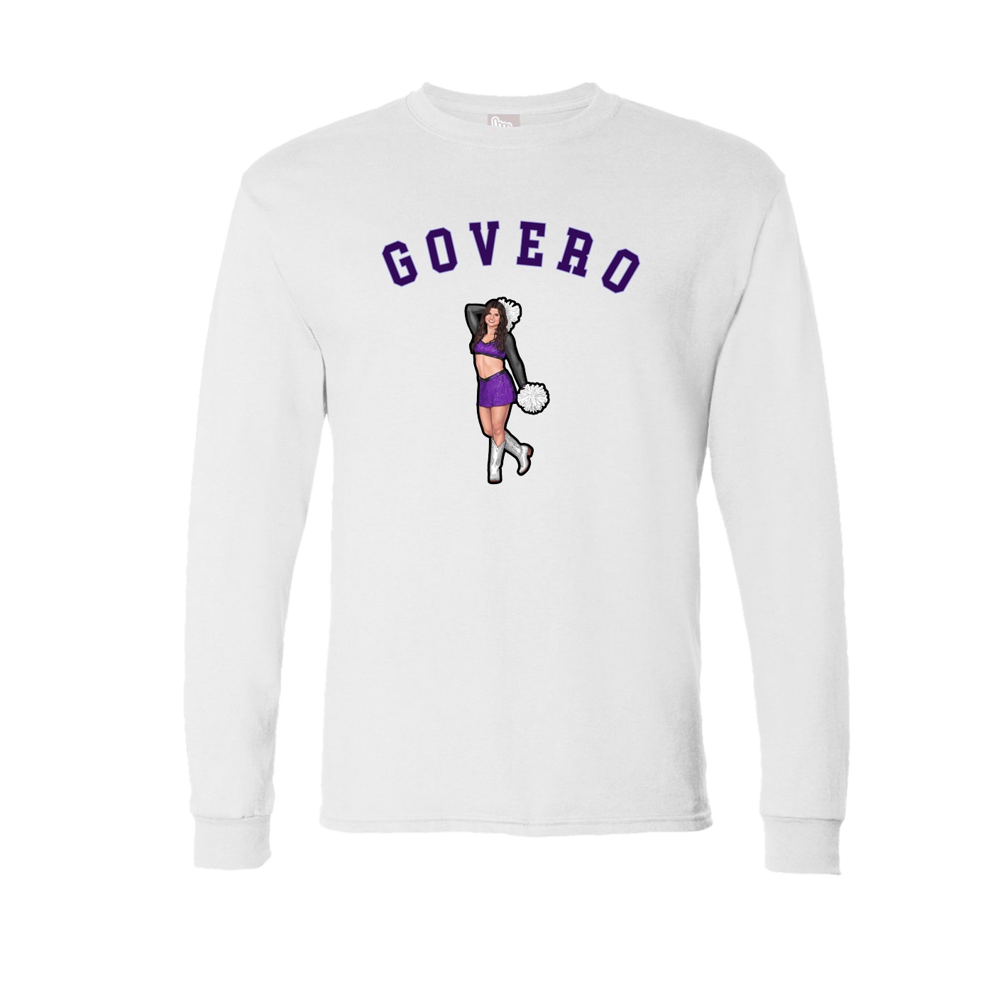 Long Sleeve Tee — Shirsey Arch in White