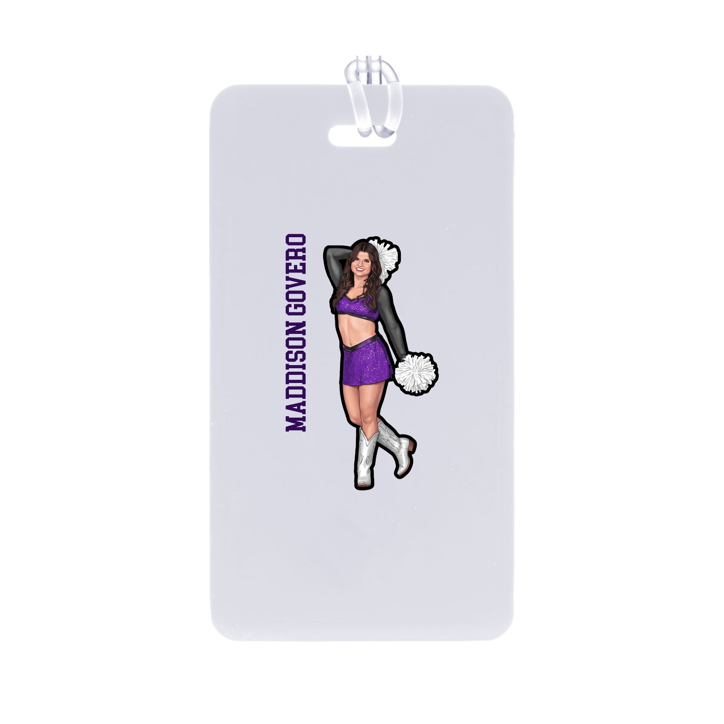 Bag Tag — Name Vertical in Classic