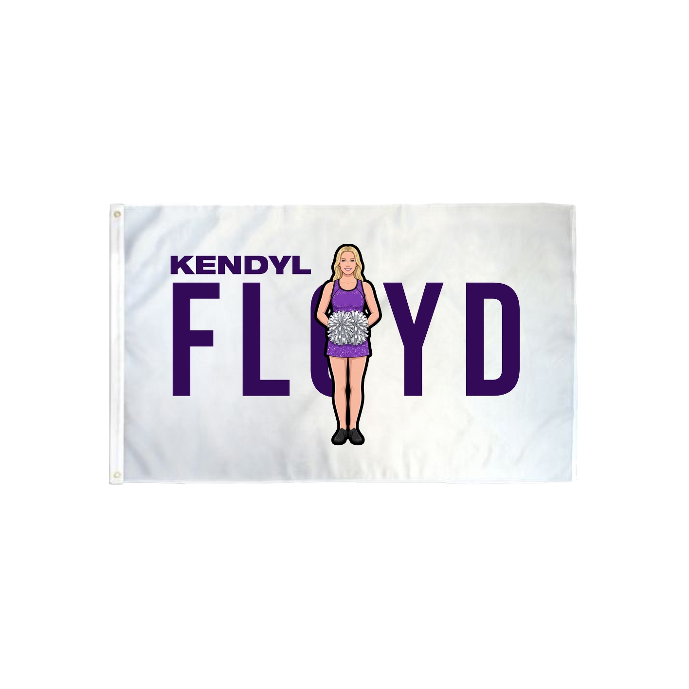 3x5 Flag — Player Name in Classic