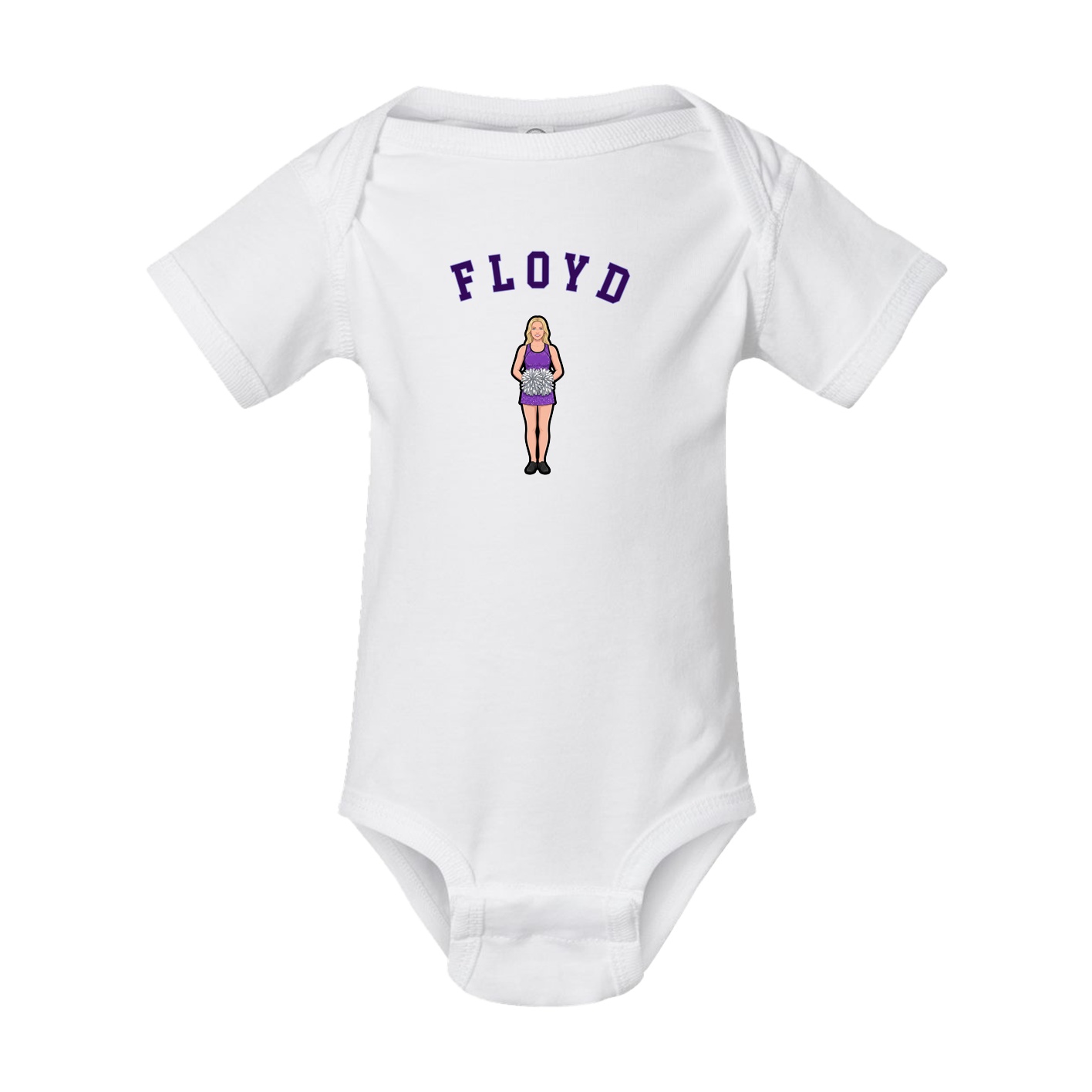 Baby Onesie — Shirsey Arch in White