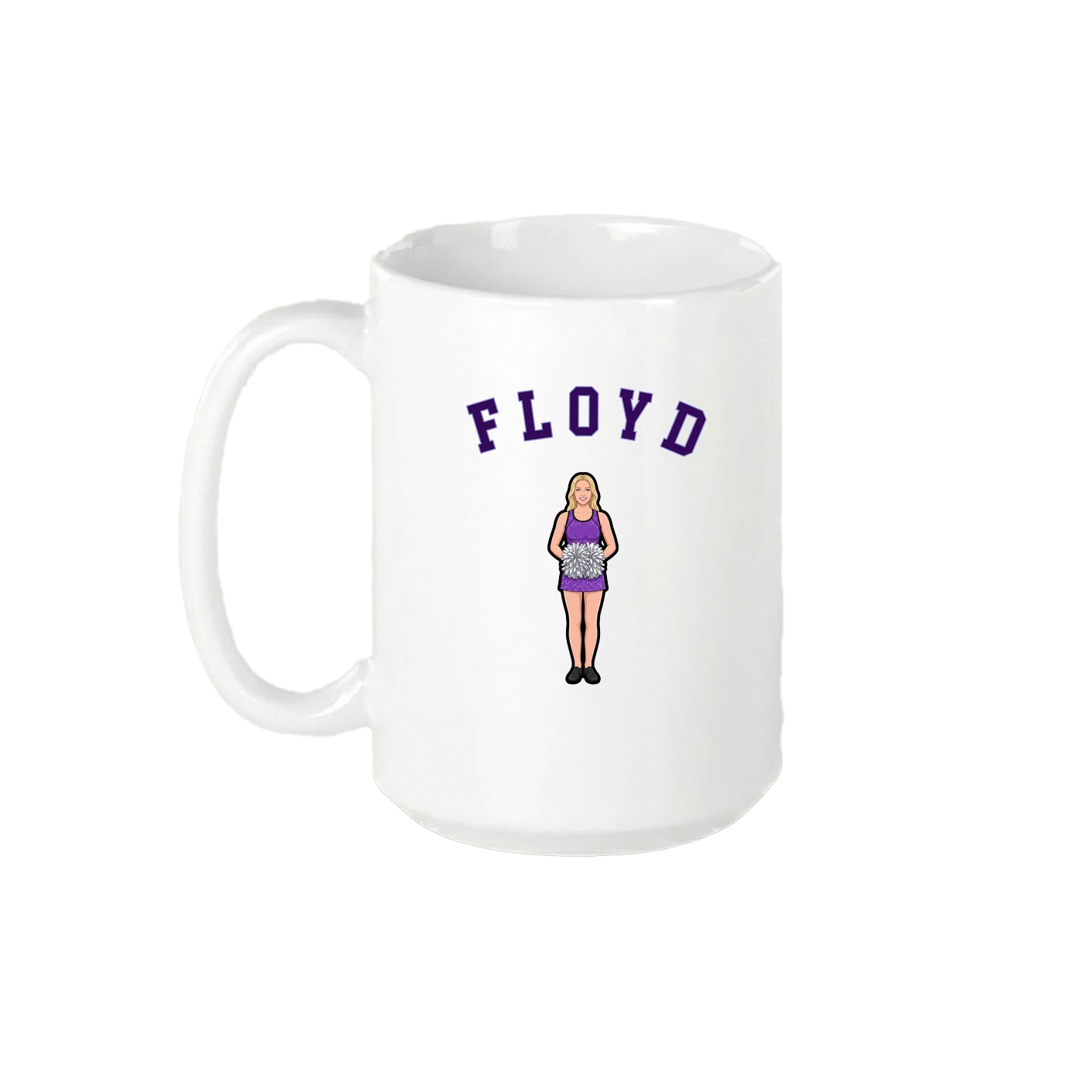 15oz Coffee Mug — Shirsey Arch in White
