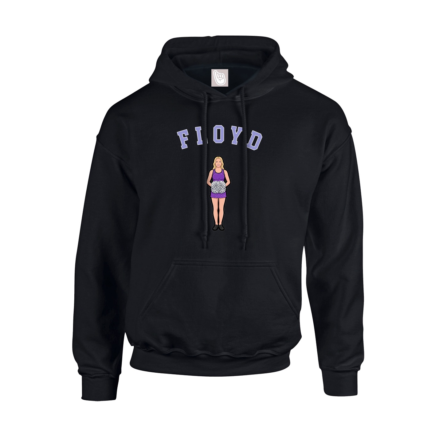 Youth Hoodie — Shirsey Arch in Black