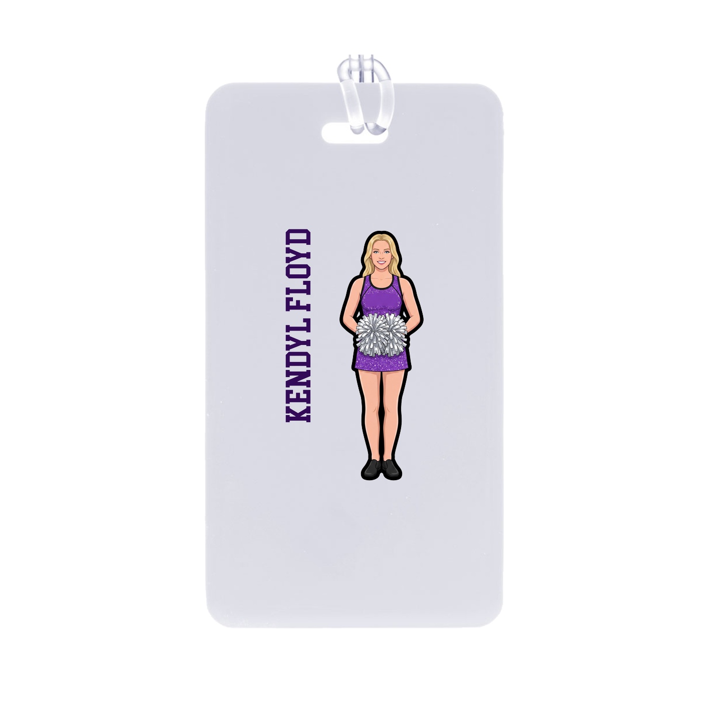Bag Tag — Name Vertical in Classic