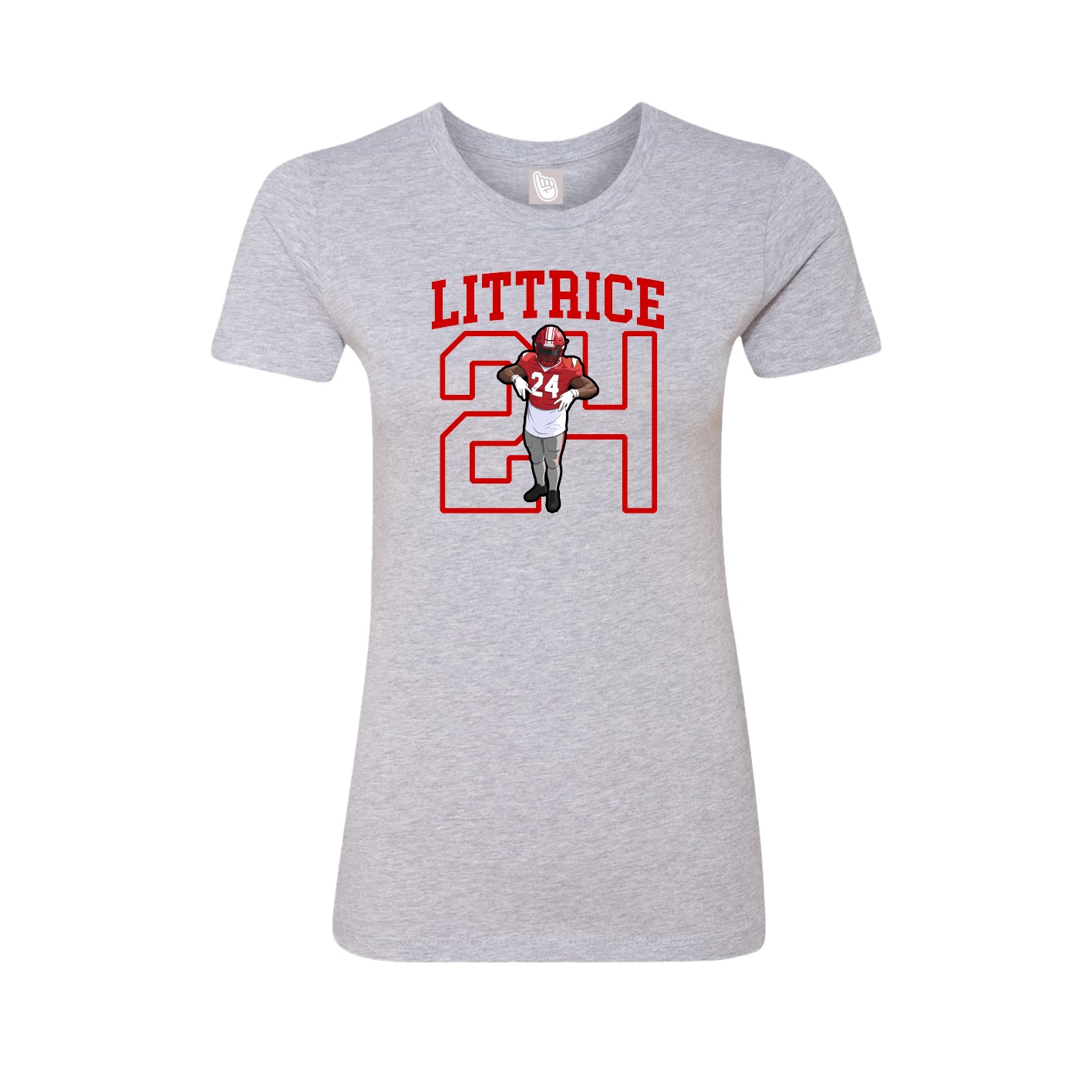 Fitted Women's Tee — Shirsey in Grey