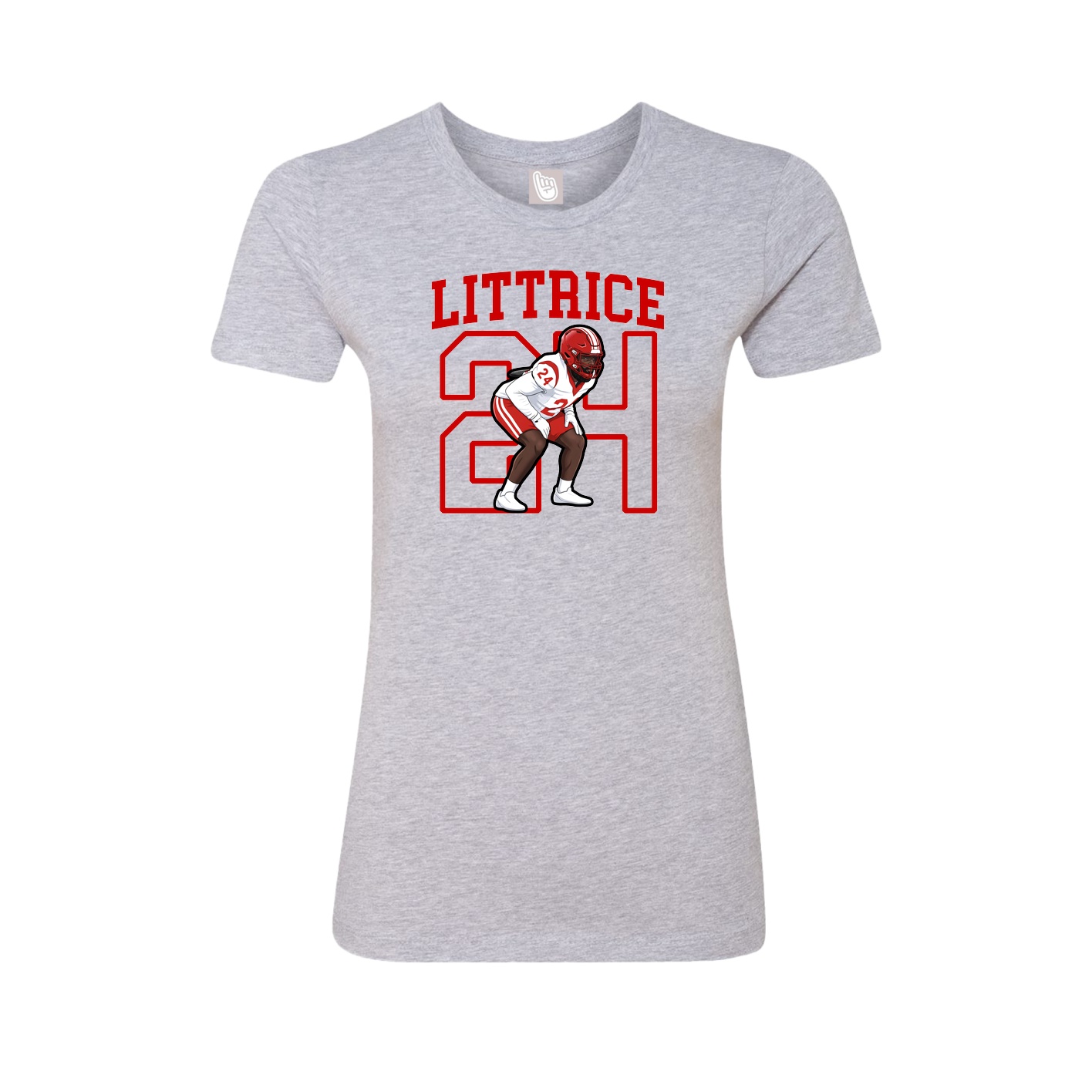 Fitted Women's Tee — Shirsey in Grey
