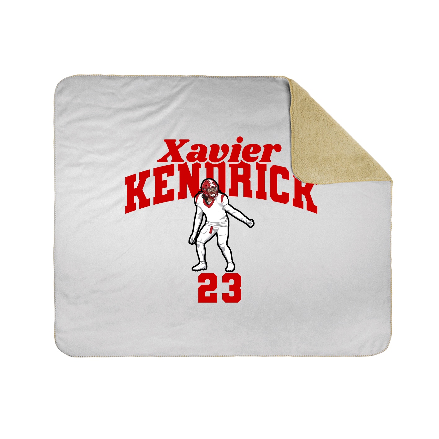 Throw Blanket — Signature Arch in White