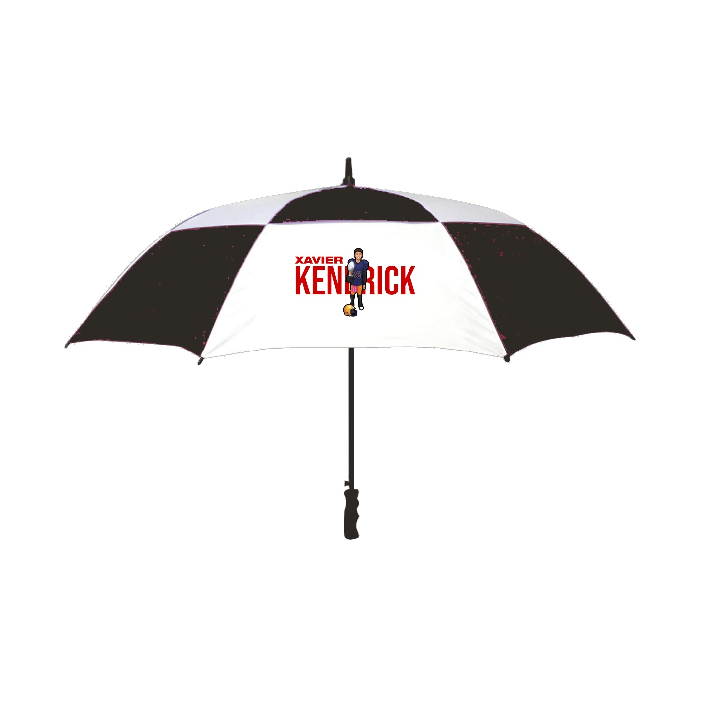 Golf Umbrella — Player Name in Black