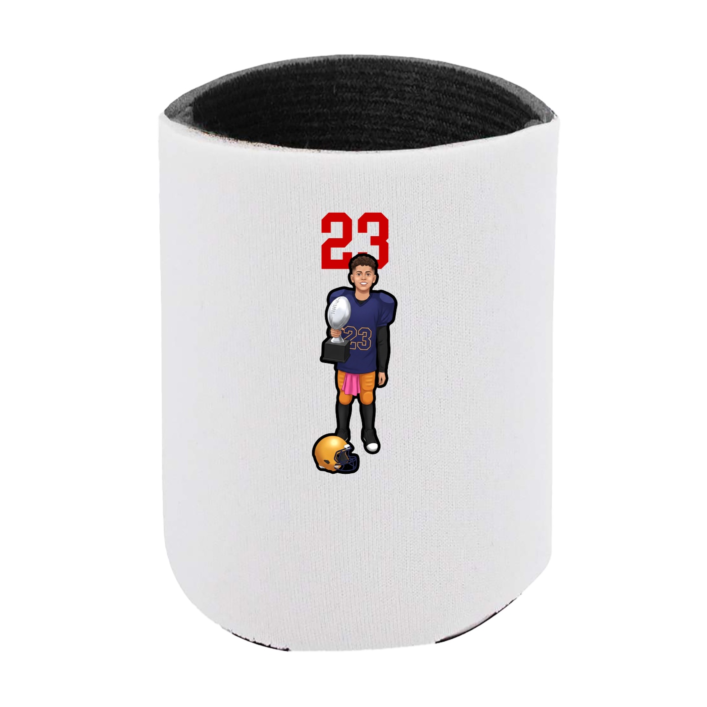Can Holder — Number Top in White