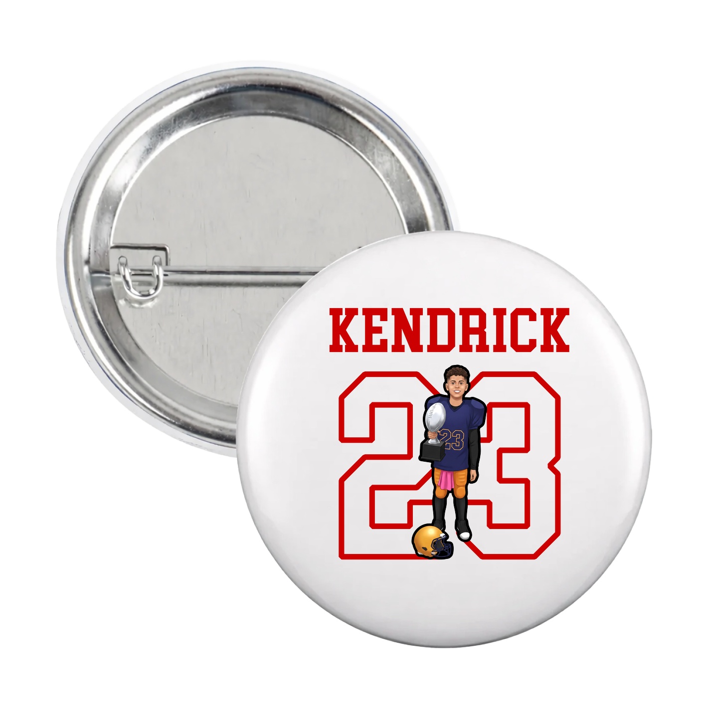 Game Day Button — Shirsey in White