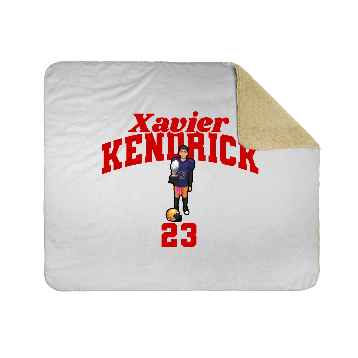 Throw Blanket — Signature Arch in White