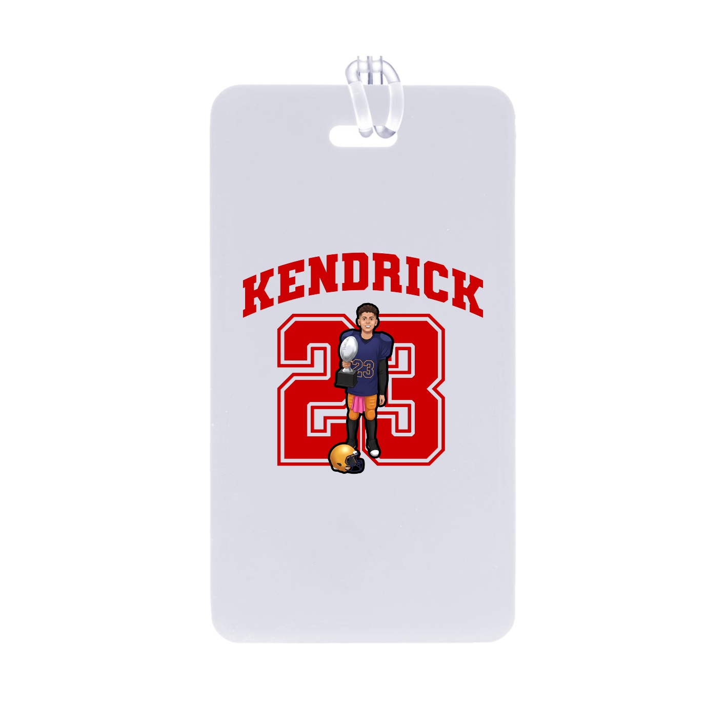 Bag Tag — Number in Classic