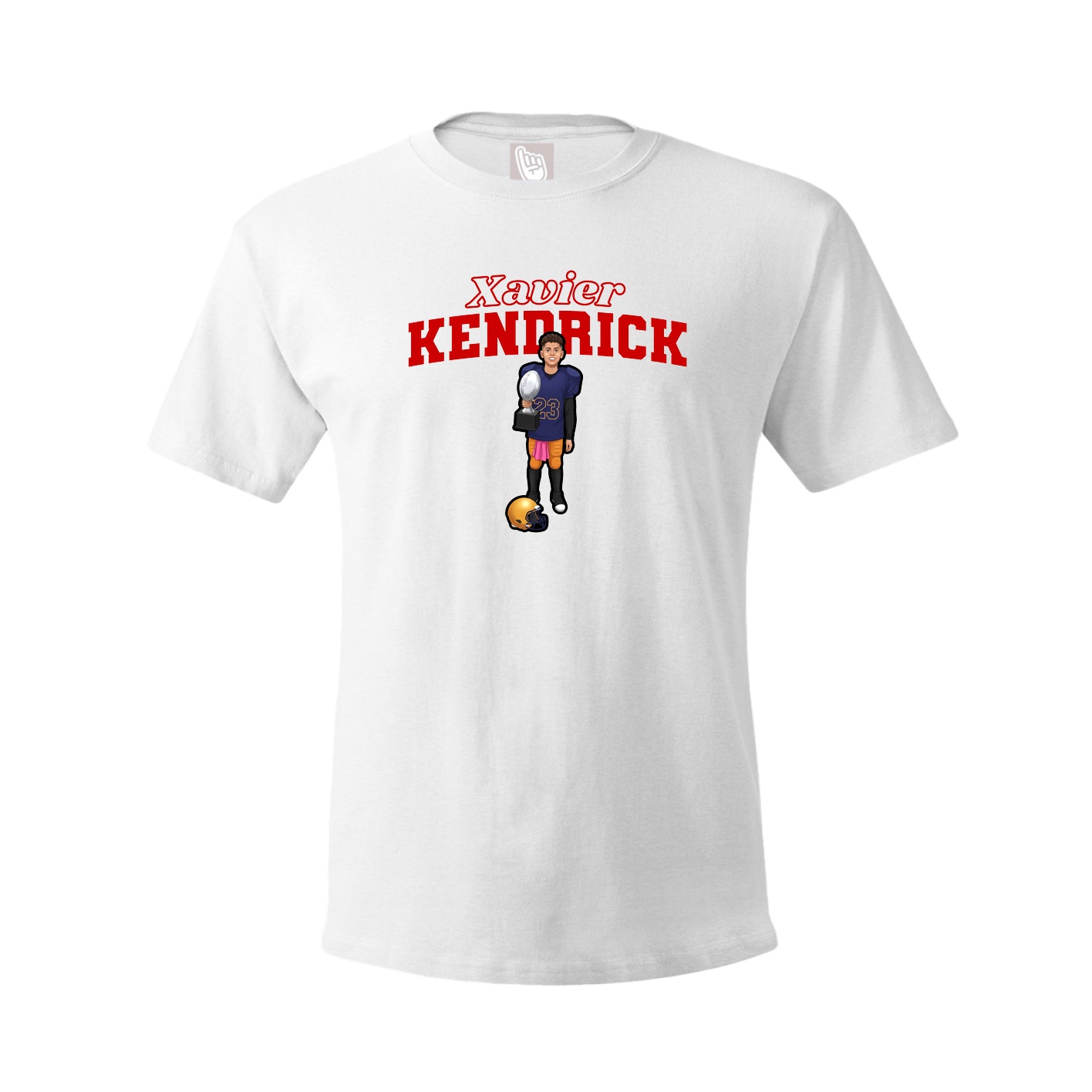 Tee — Name Arch in White
