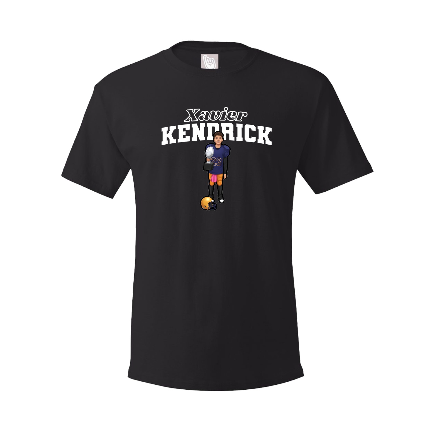 Youth Tee — Name Arch in Black