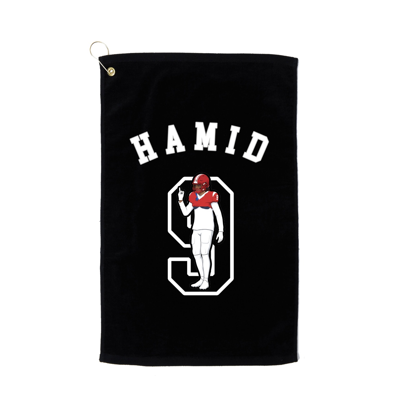 Golf Towel — Shirsey Arch in Black