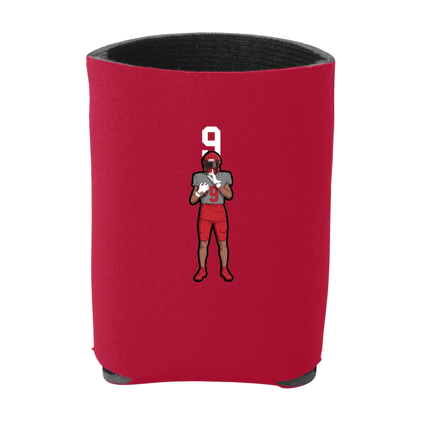 Can Holder — Number Top in Red