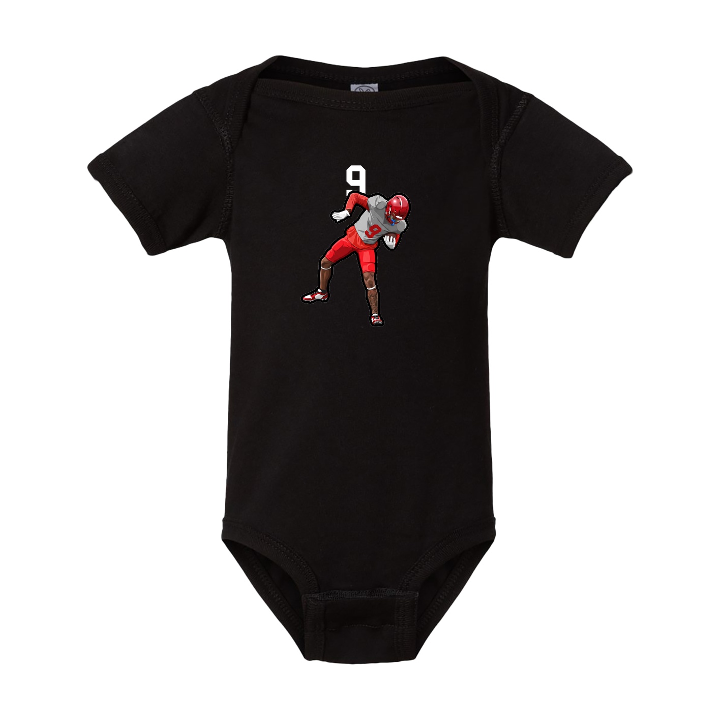Baby Onesie — Number Top in Black