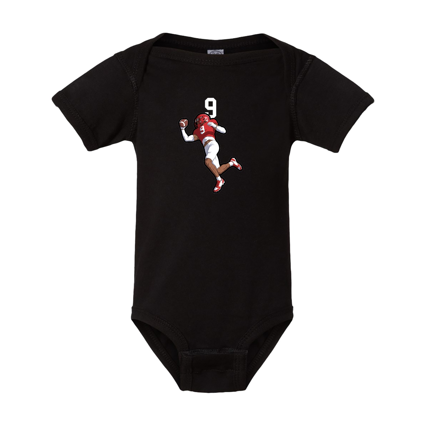 Baby Onesie — Number Top in Black