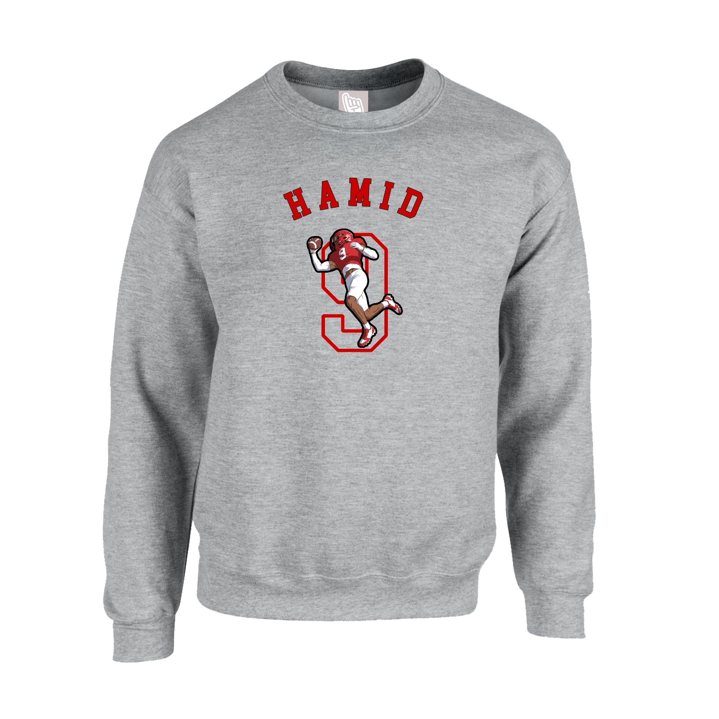 Fleece Crew — Shirsey Arch in Grey
