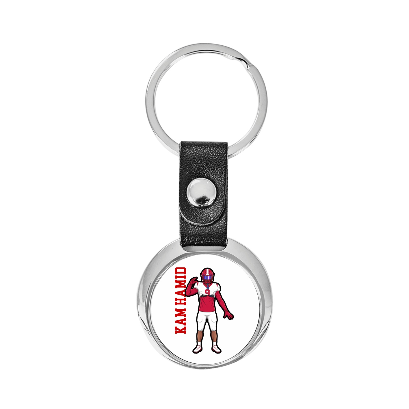 Key Chain — Name Vertical in Classic
