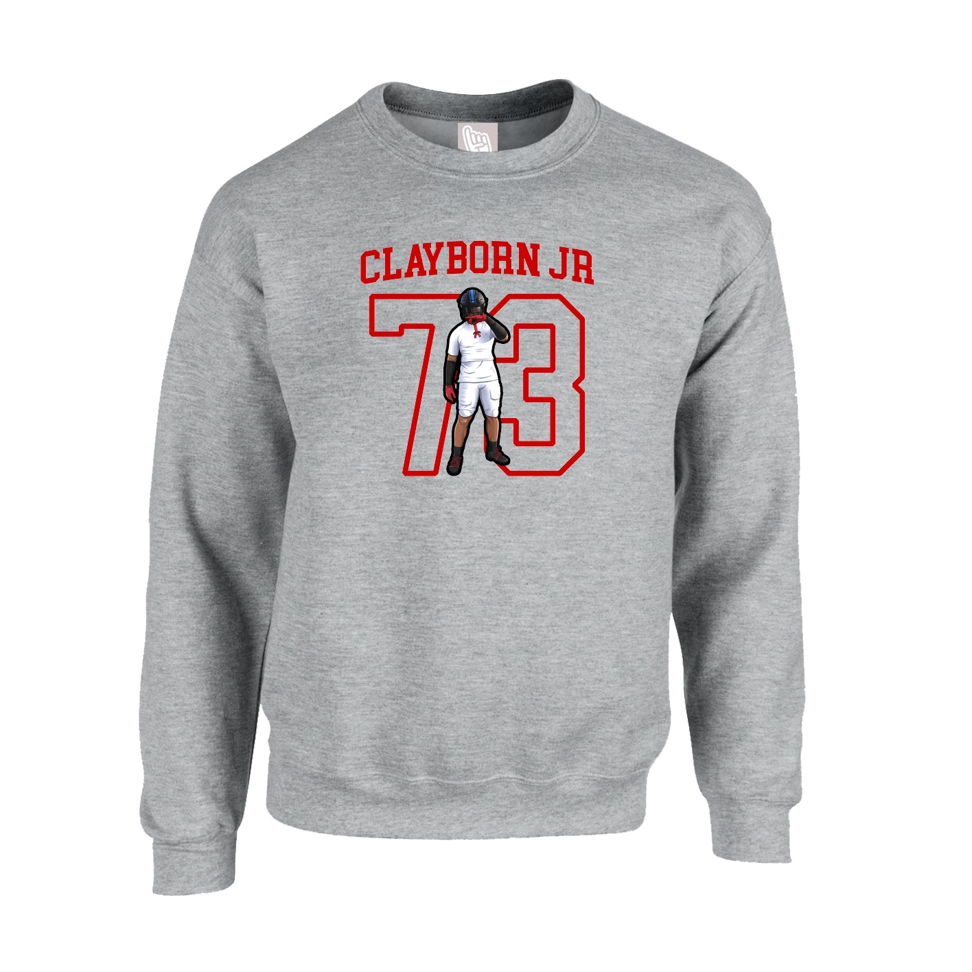 Fleece Crew — Shirsey in Grey
