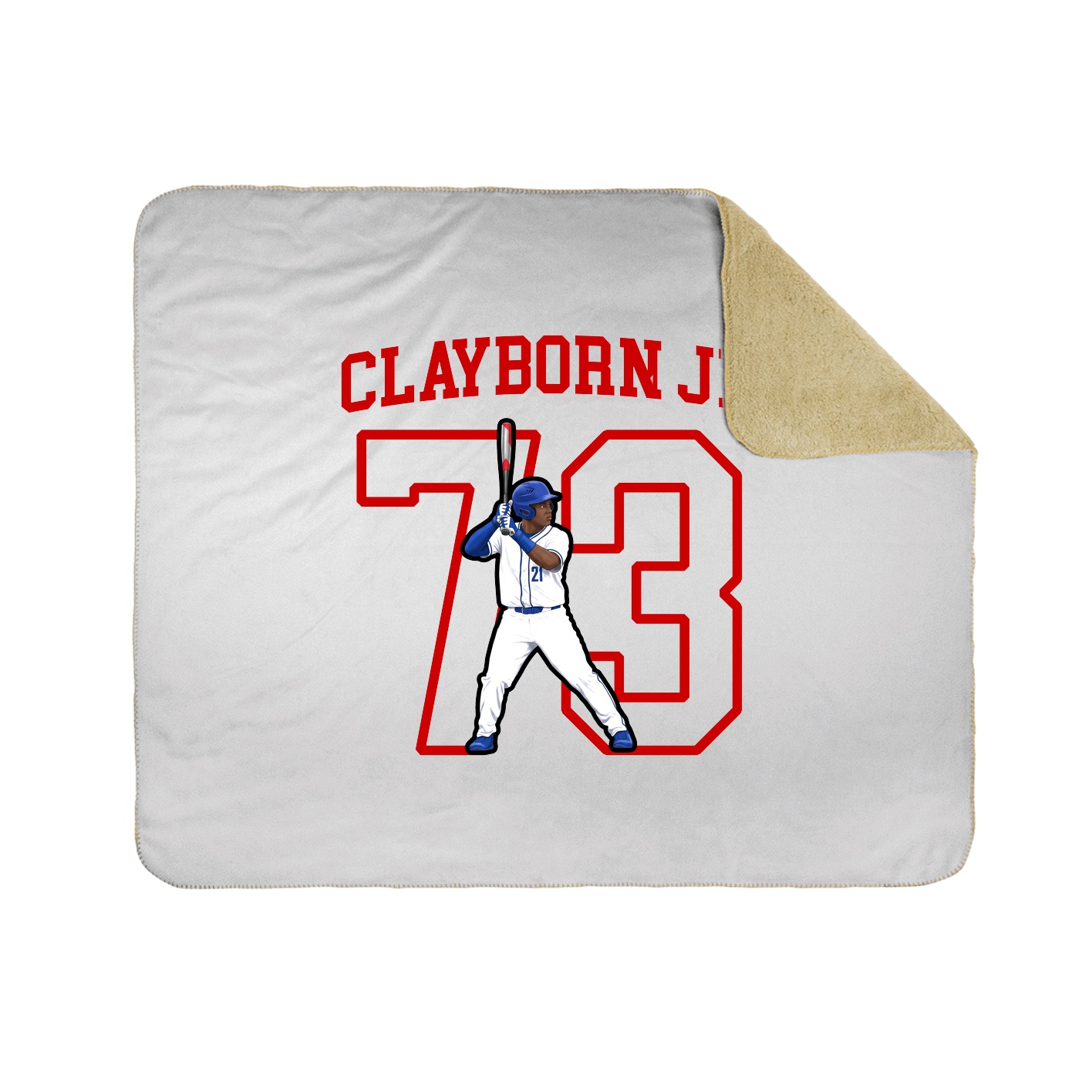Throw Blanket — Shirsey in White