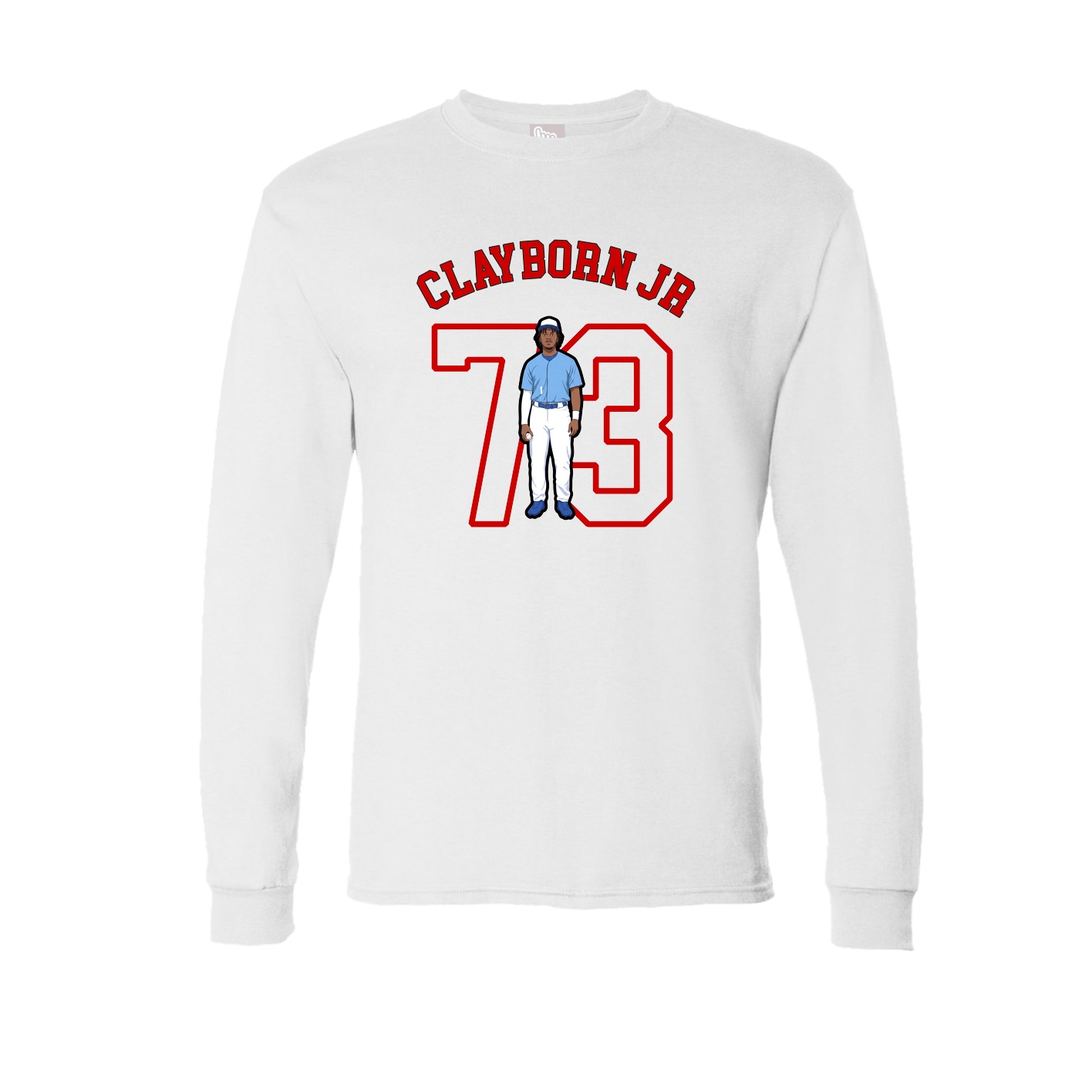 Long Sleeve Tee — Shirsey Arch in White
