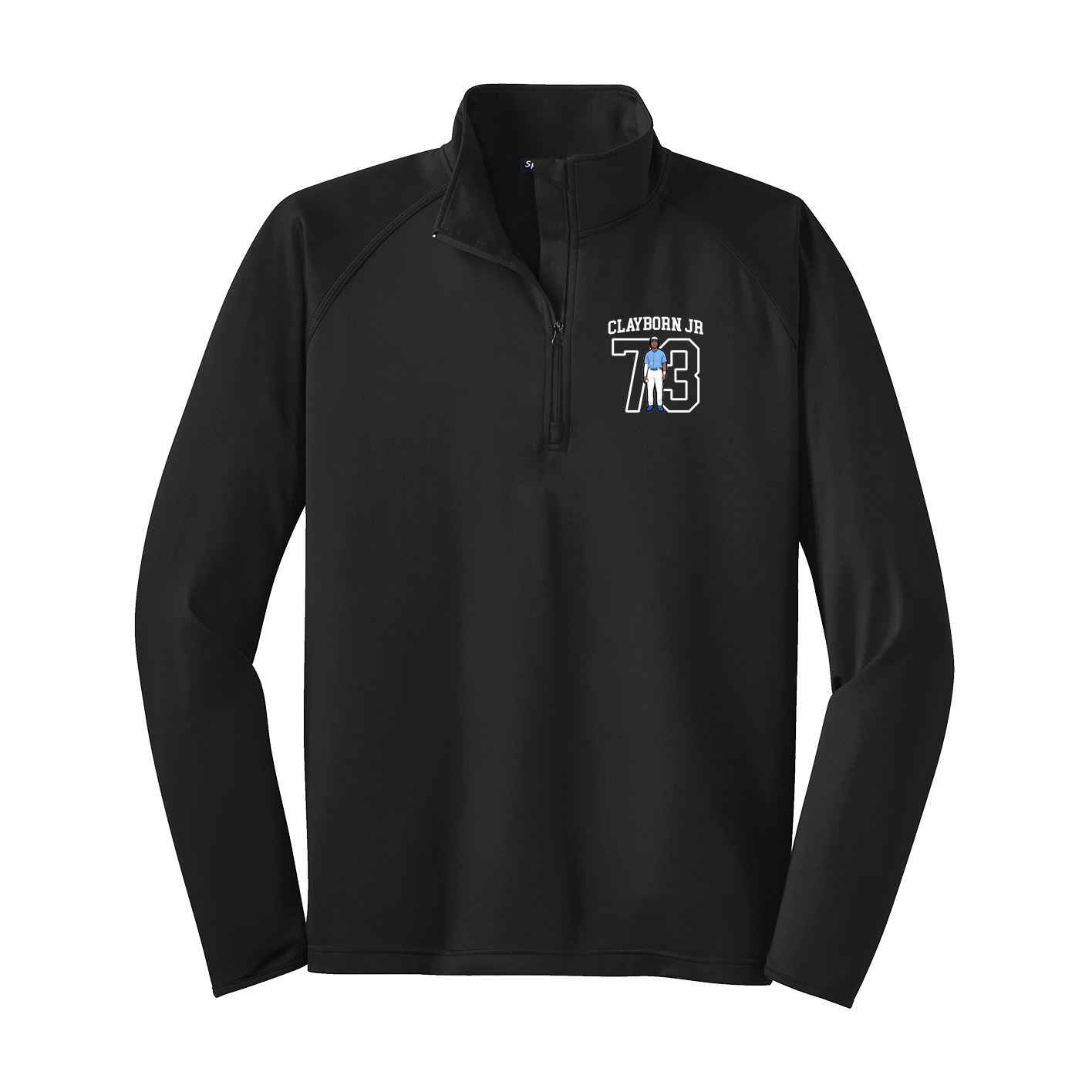 Q-Zip Pullover — Shirsey in Black