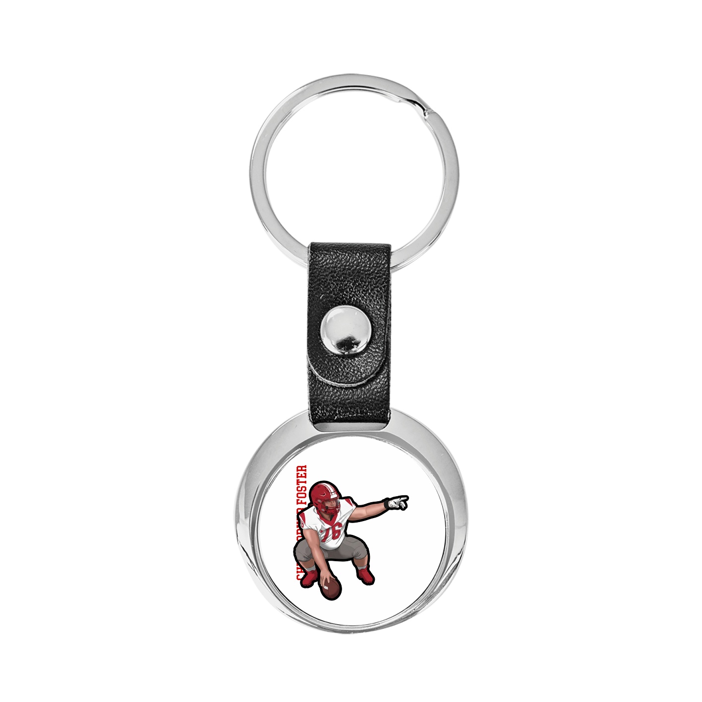 Key Chain — Name Vertical in Classic