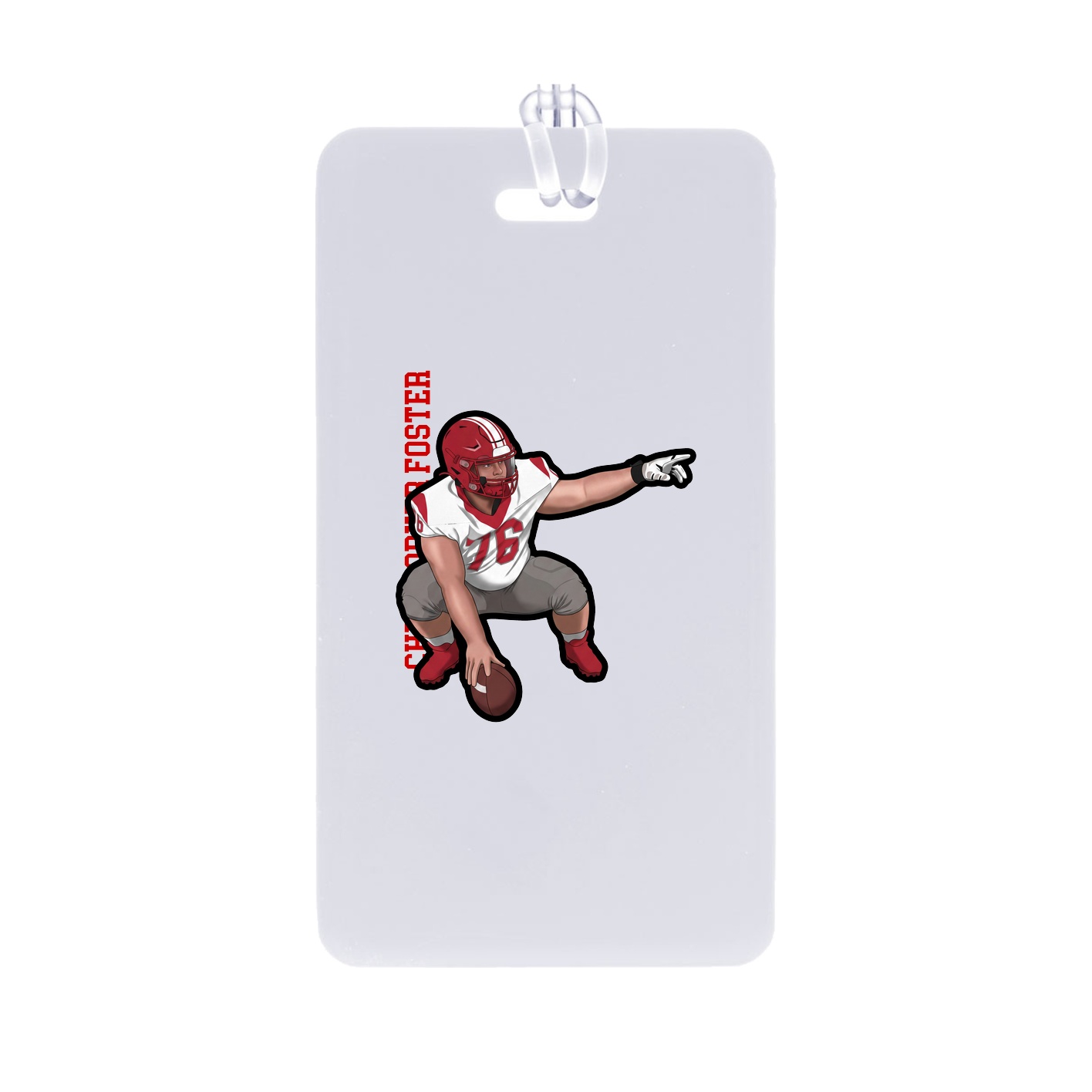 Bag Tag — Name Vertical in Classic