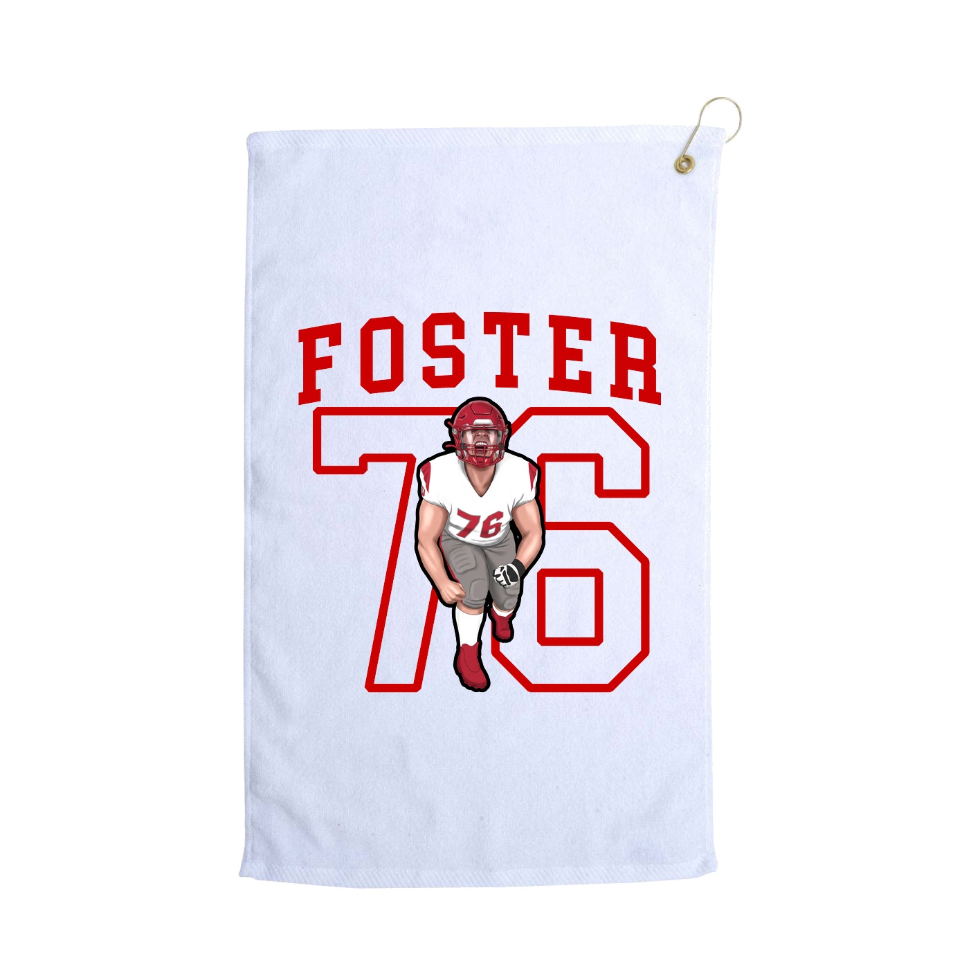 Golf Towel — Shirsey in White