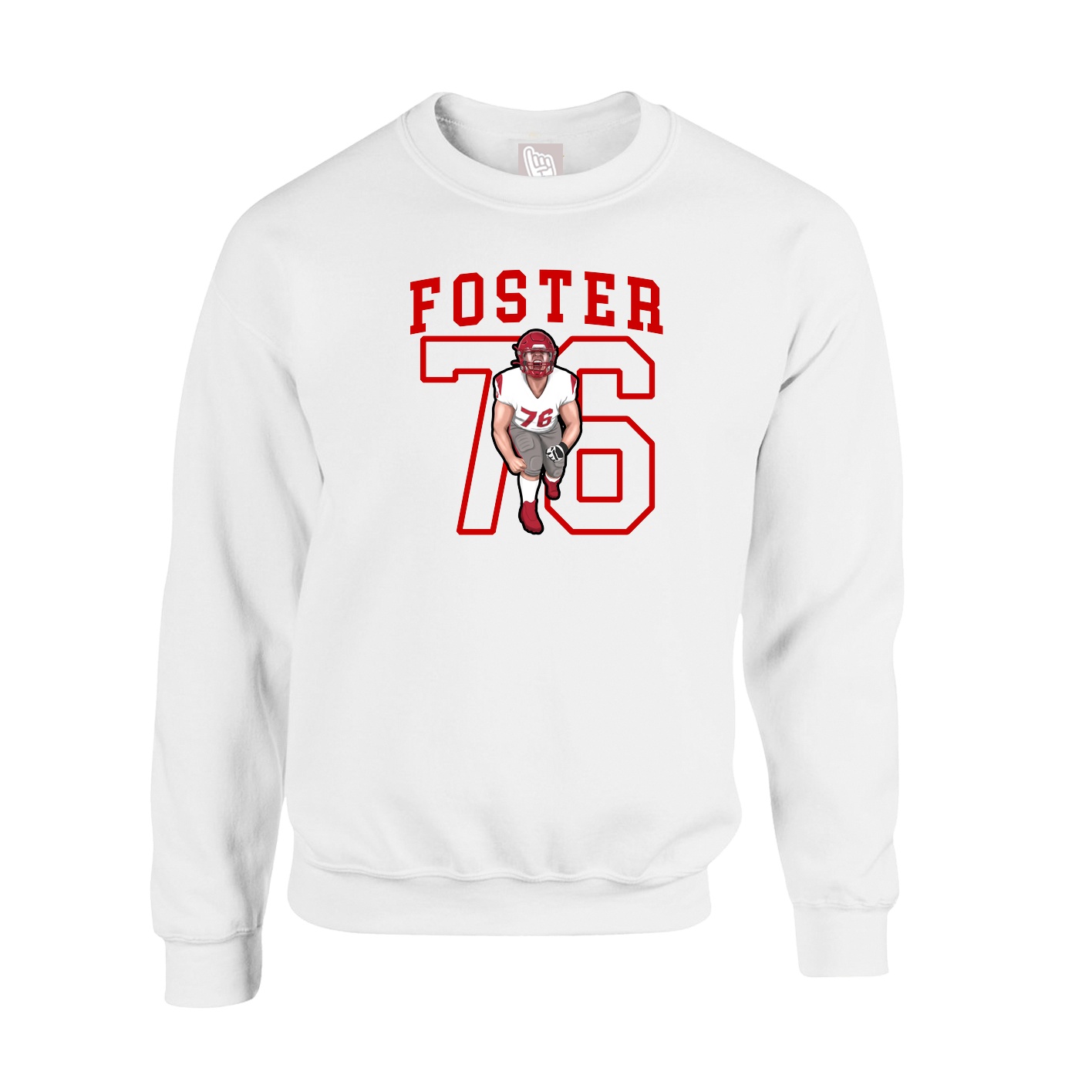 Fleece Crew — Shirsey in White