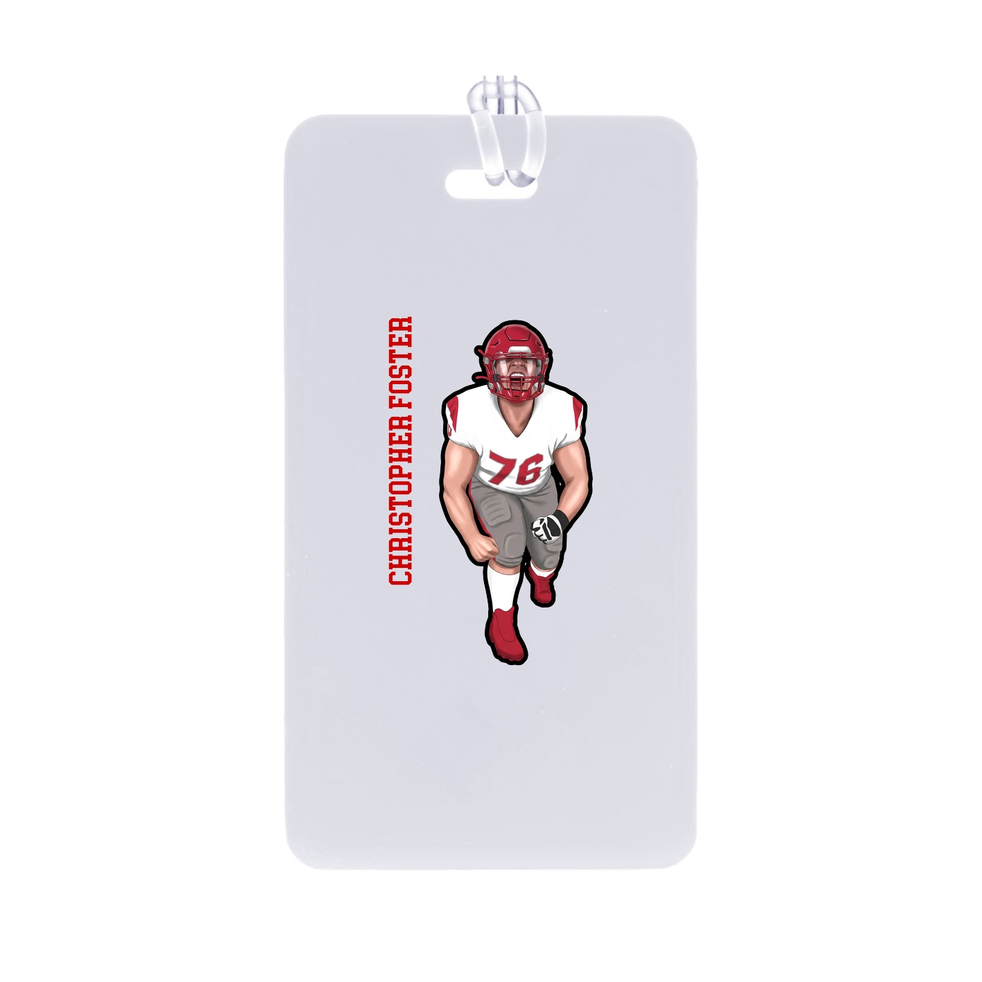 Bag Tag — Name Vertical in Classic
