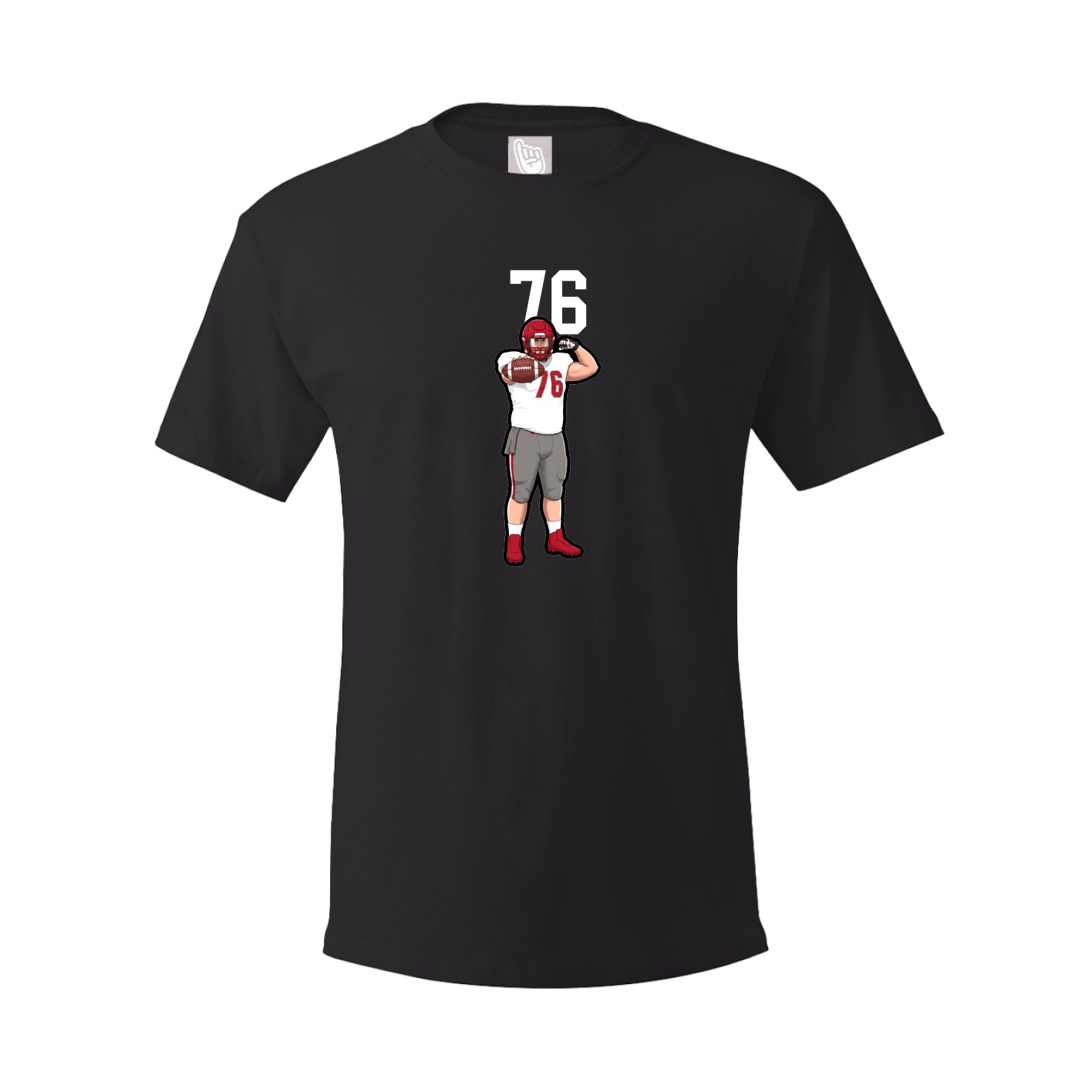 Tee — Number Top in Black