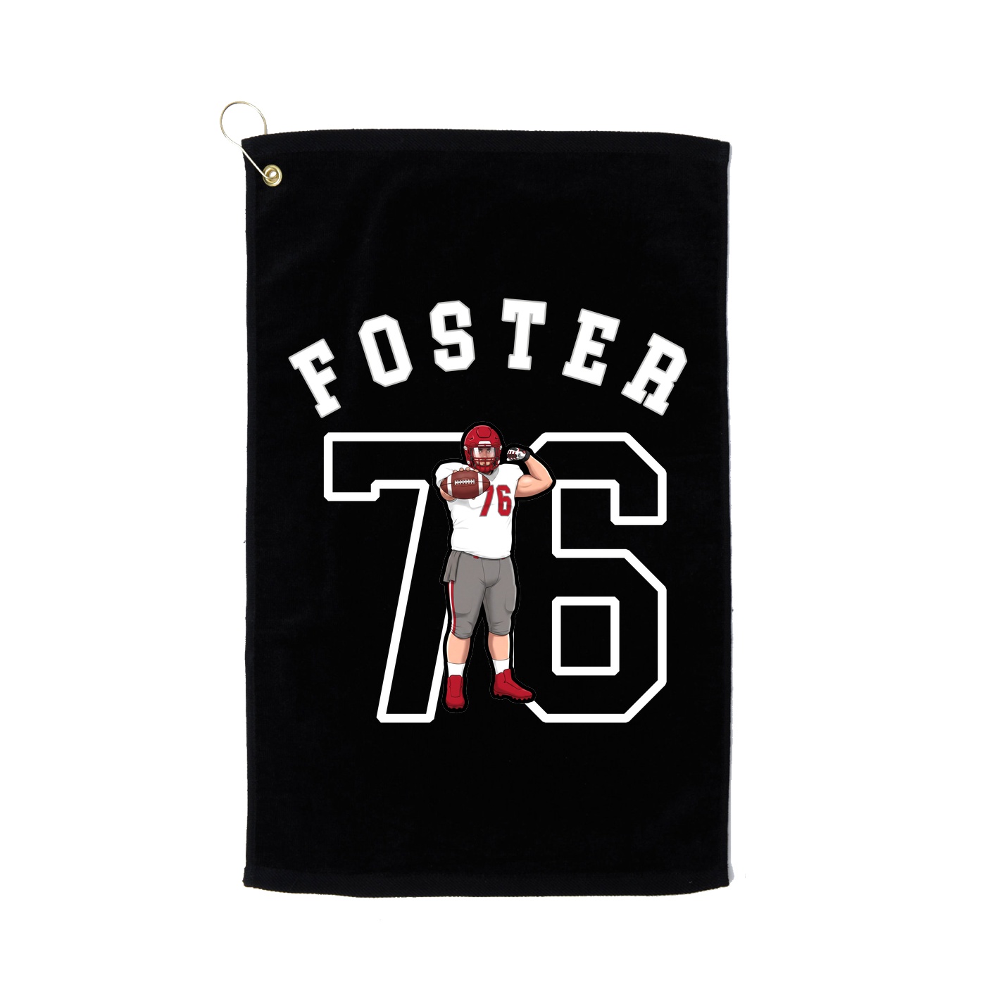 Golf Towel — Shirsey Arch in Black
