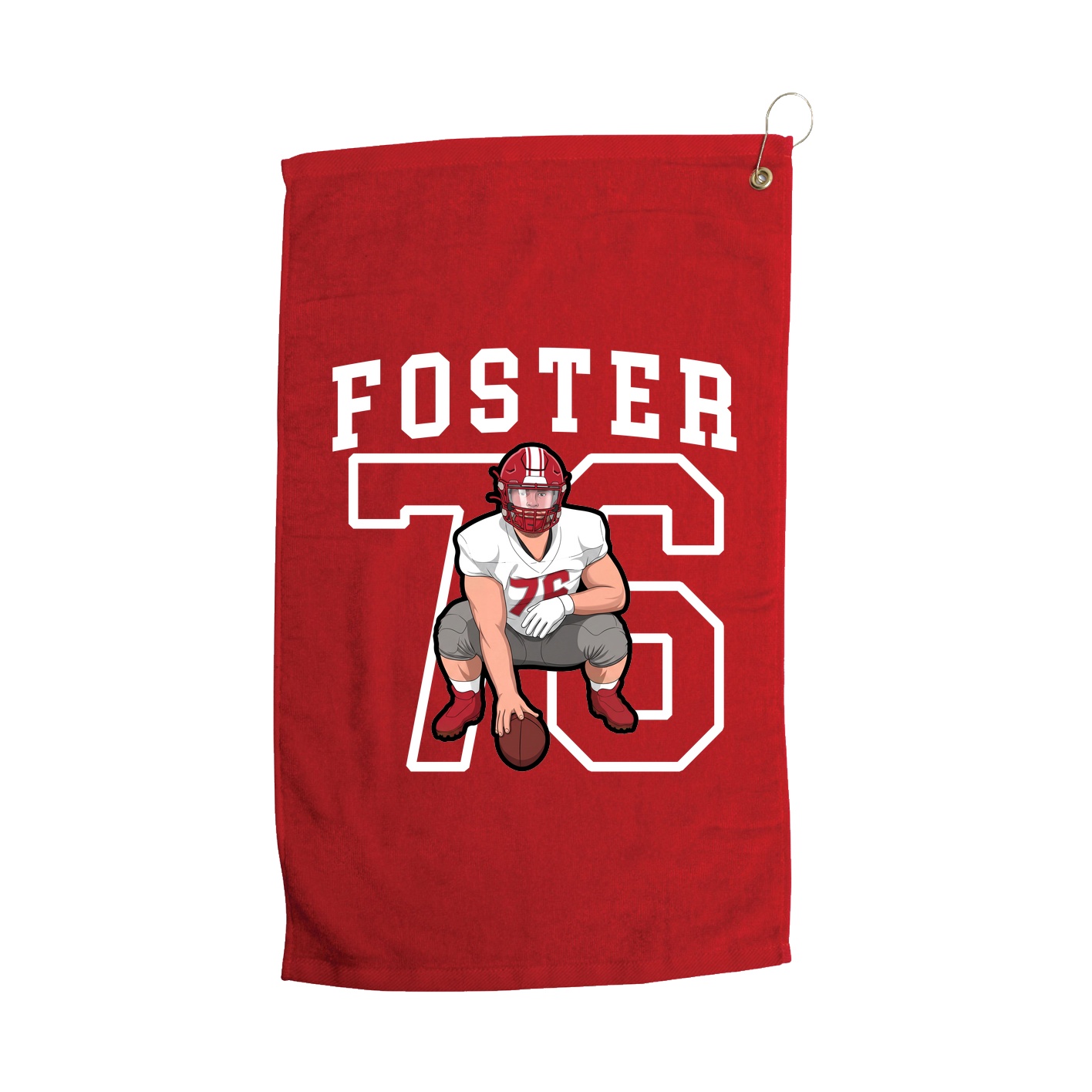 Golf Towel — Shirsey in Red