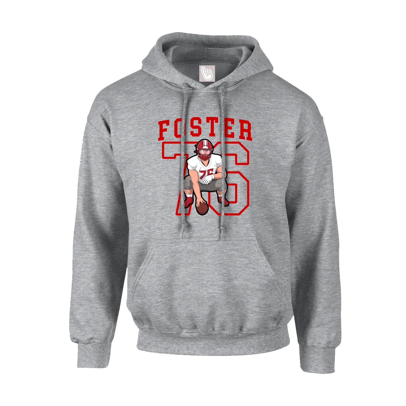 Youth Hoodie — Shirsey in Grey