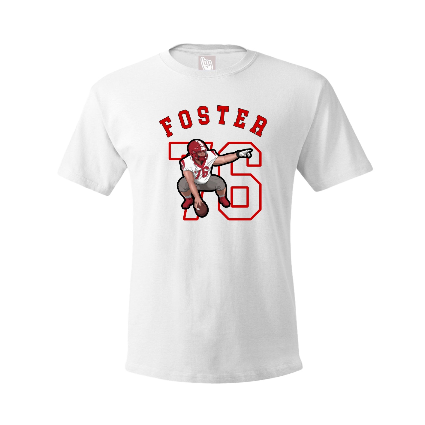 Youth Tee — Shirsey Arch in White