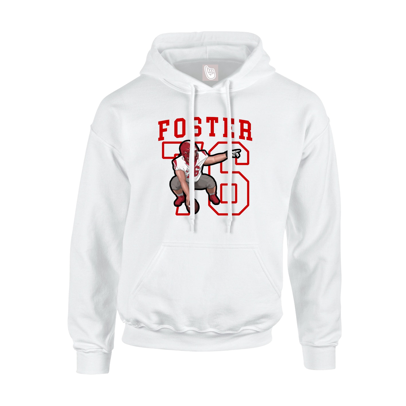 Youth Hoodie — Shirsey in White