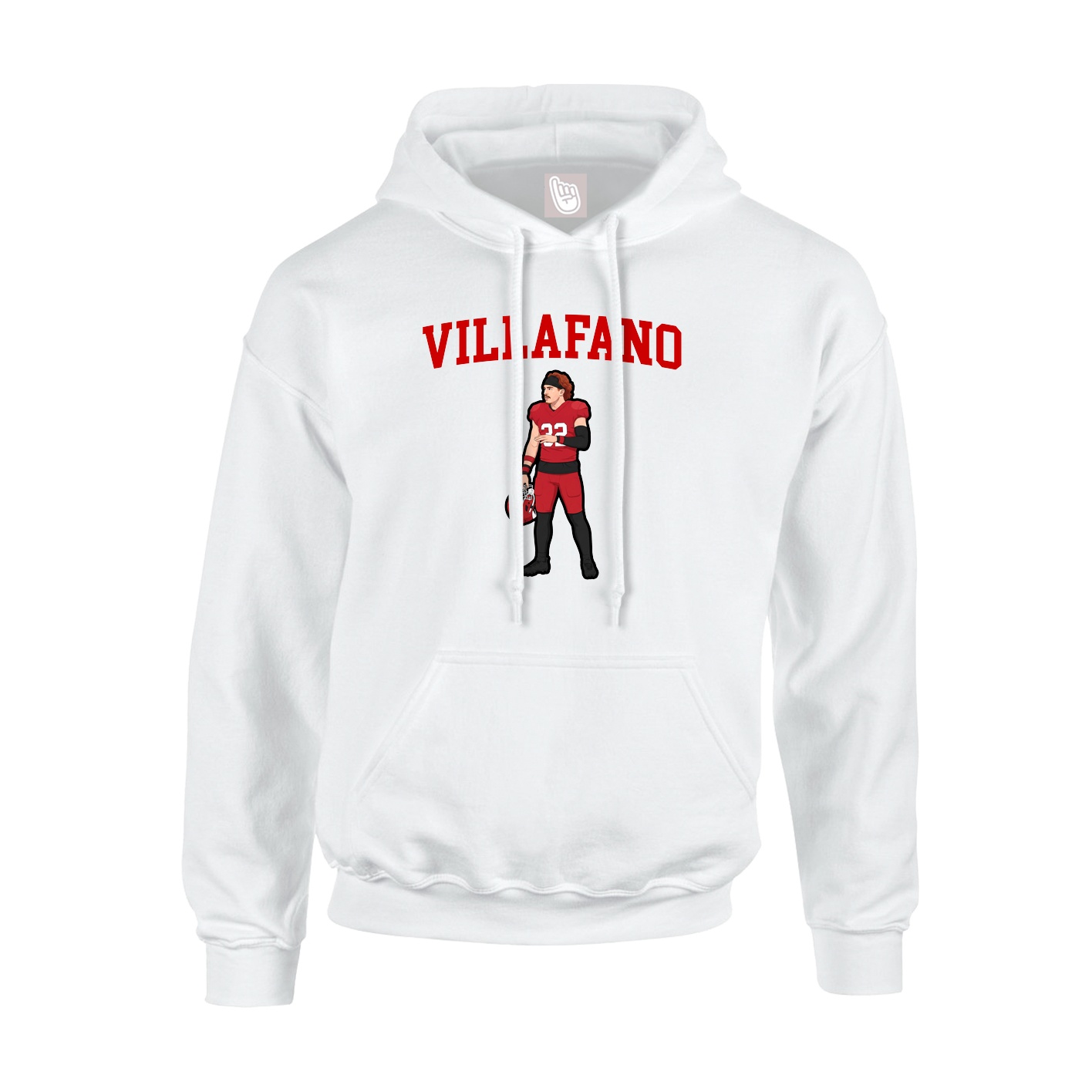 Hoodie — Shirsey in White
