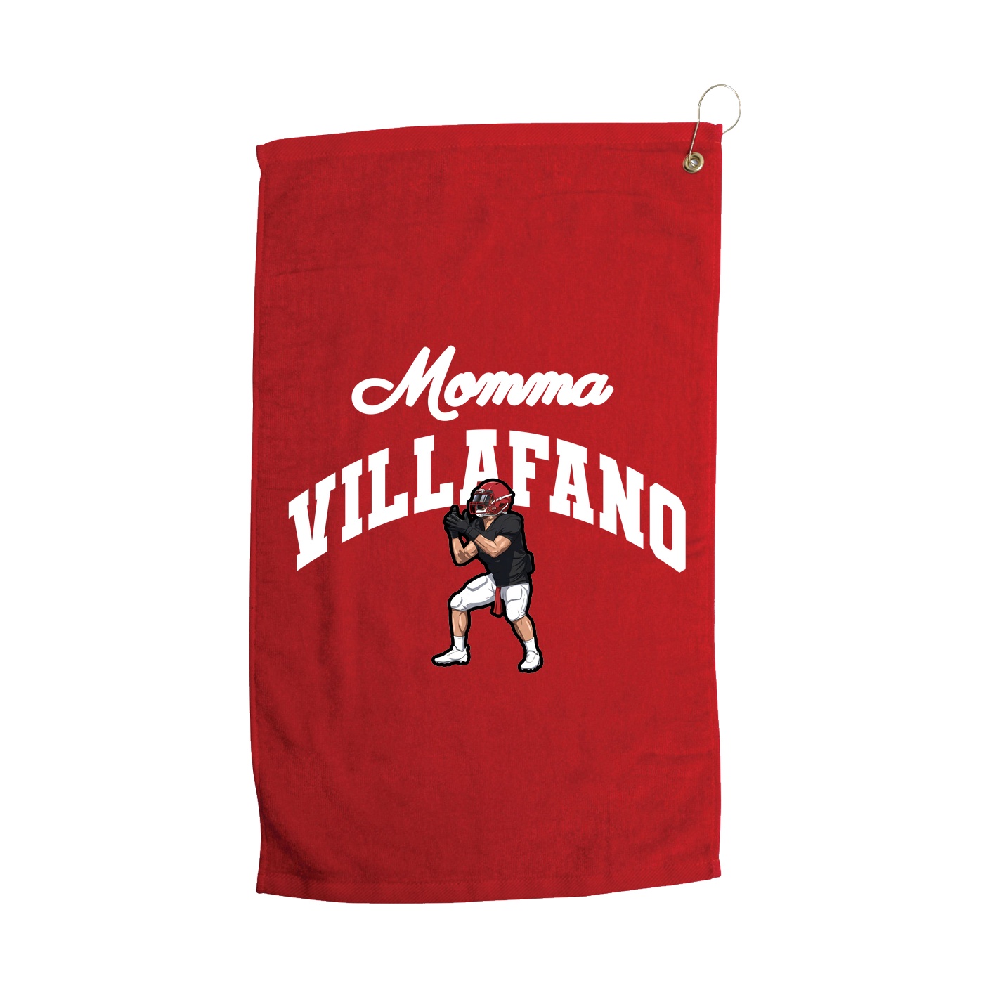 Golf Towel — Mothers Day Arch in Red