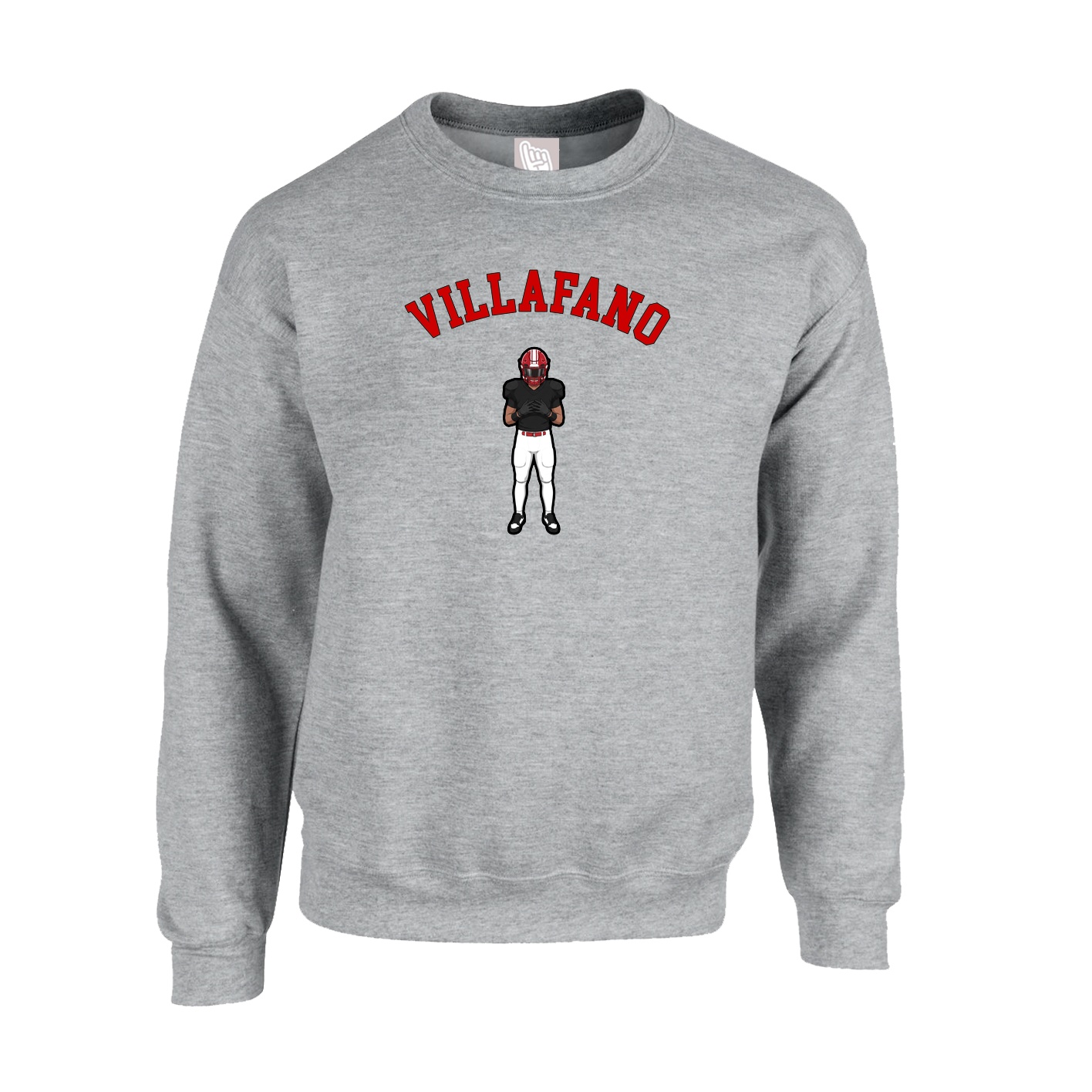 Fleece Crew — Shirsey Arch in Grey