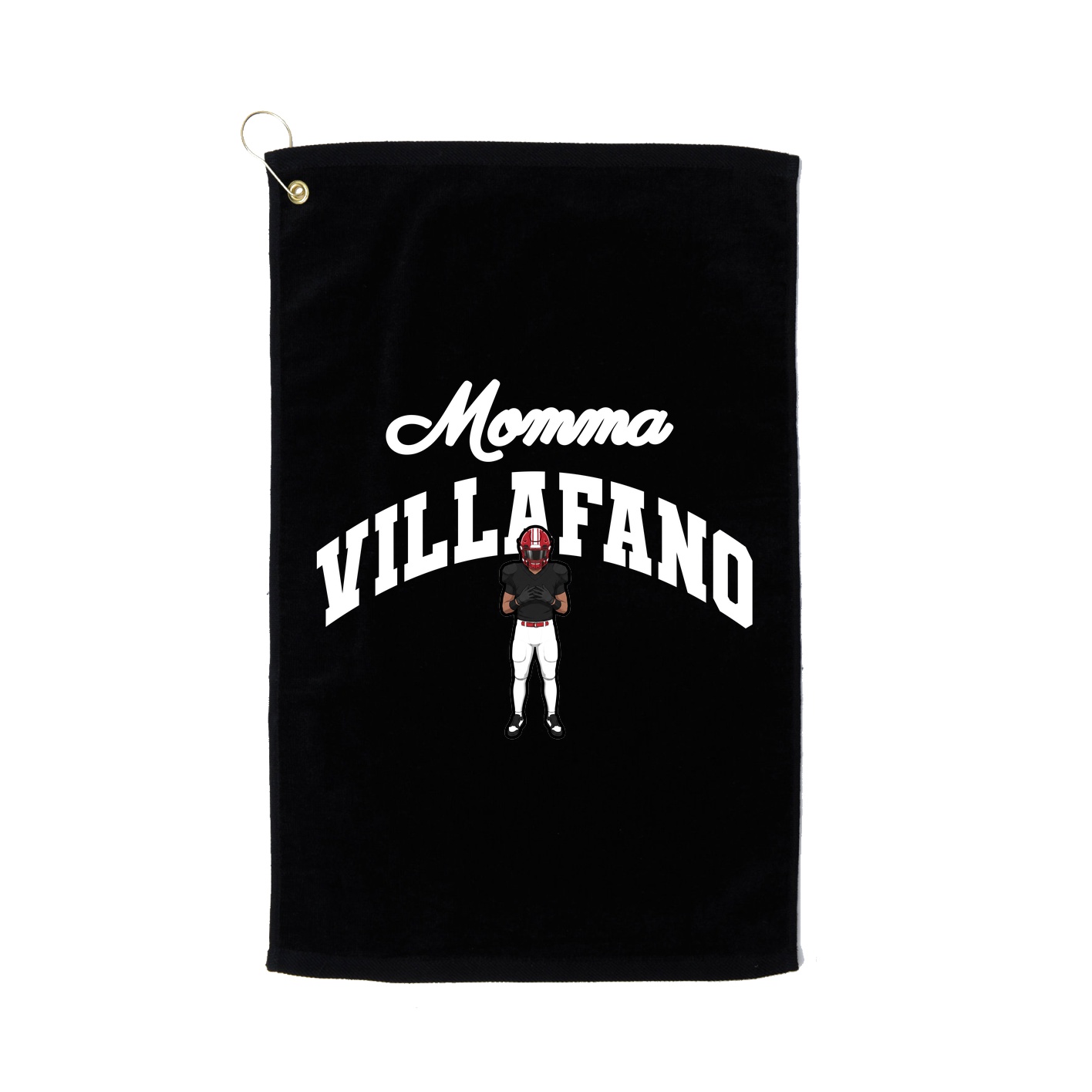 Golf Towel — Mothers Day Arch in Black