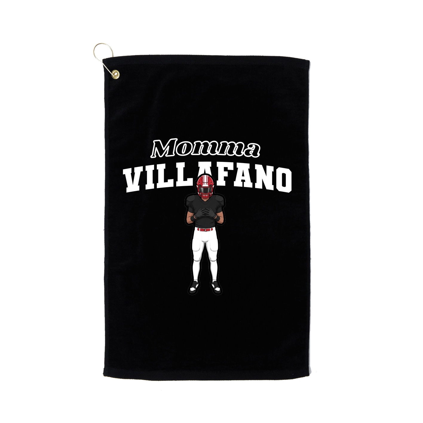 Golf Towel — Mothers Day Block in Black