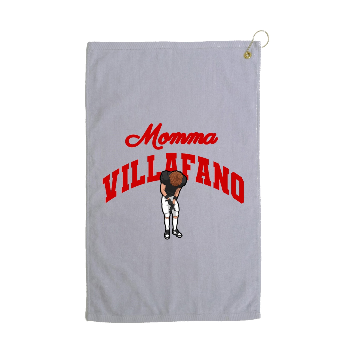 Golf Towel — Mothers Day Arch in Grey